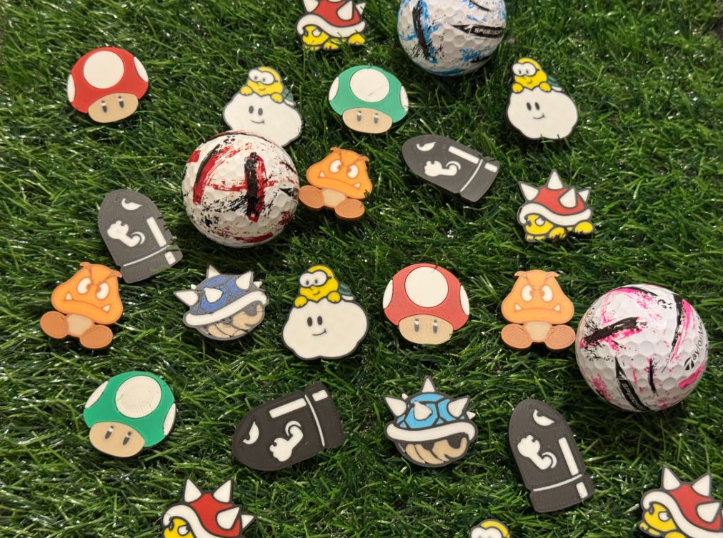 Mario Ball Markers