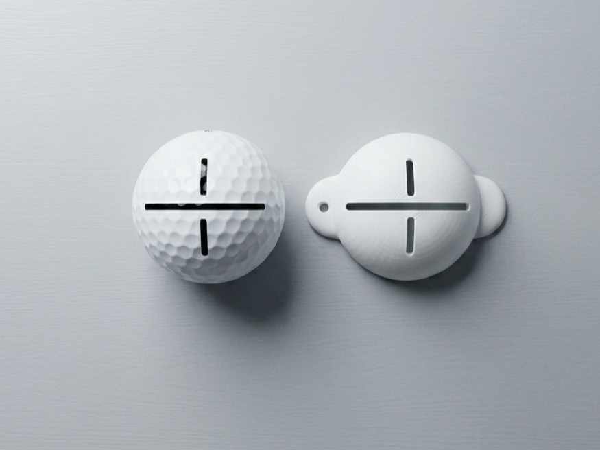Precision Golf Ball Alignment Marker