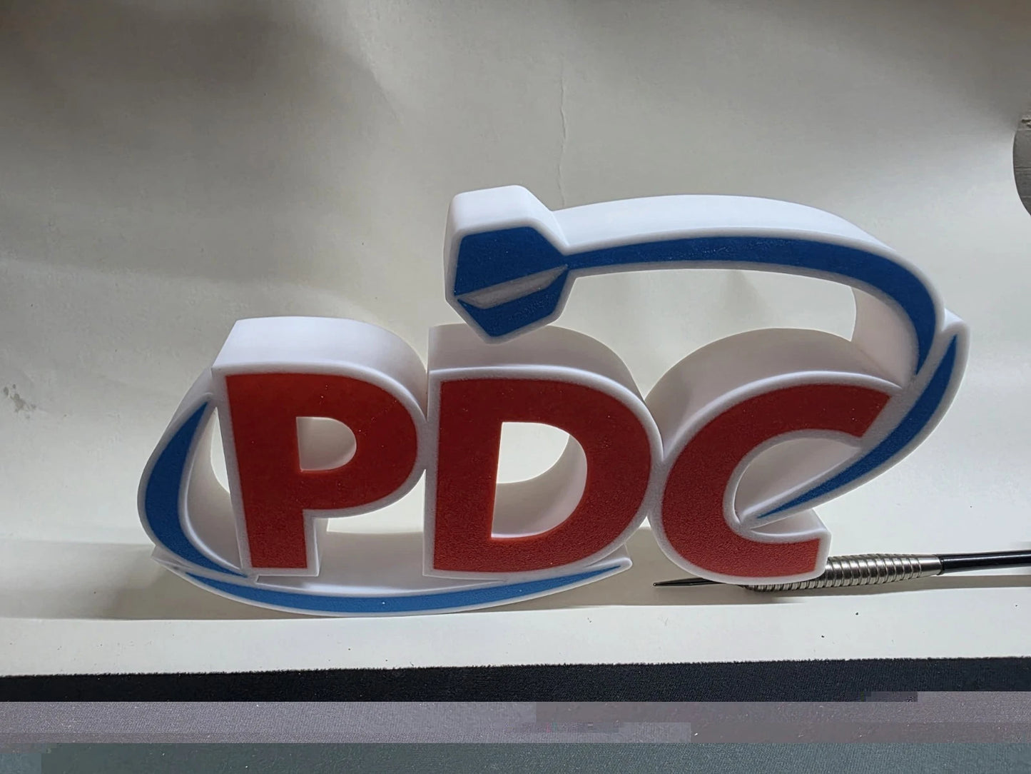 PDC Darts Logo Sign Display For Fan Man Cave, Darts Set Up or Wall