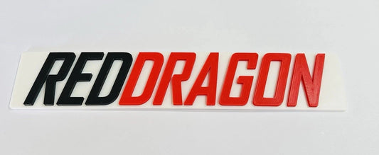 Decorative Red Dragon  Logo Sign Display Mancave Bar darts